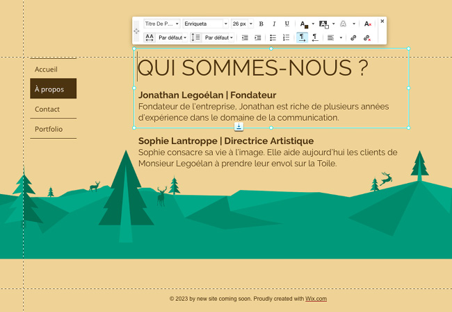 Belles typographies